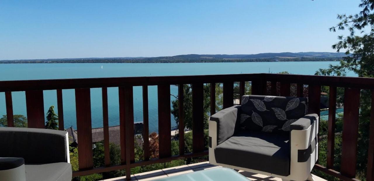 Apartmán Tihany , Best View, Spacious Wellness, Central , 50M Beach Exteriér fotografie